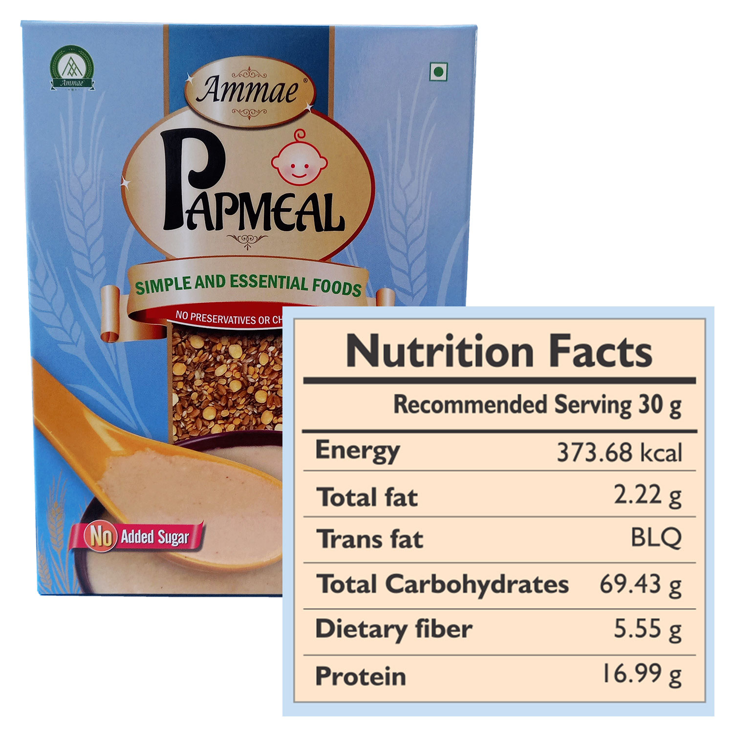Instant Porridge Mix for 12 Months Baby | Ammae Papmeal Baby Porridge mix
